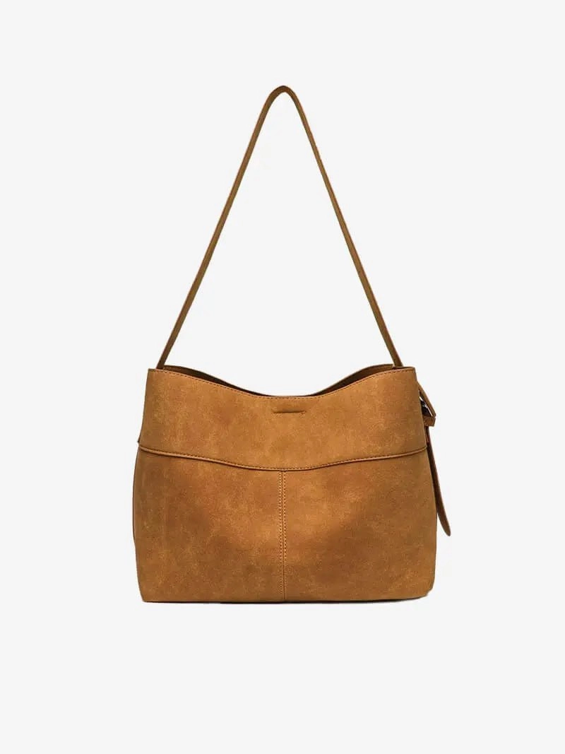 Elise | Luxe Suede Shoulder Bag ?C Effortless & Chic Stylish Travel Travel Essential