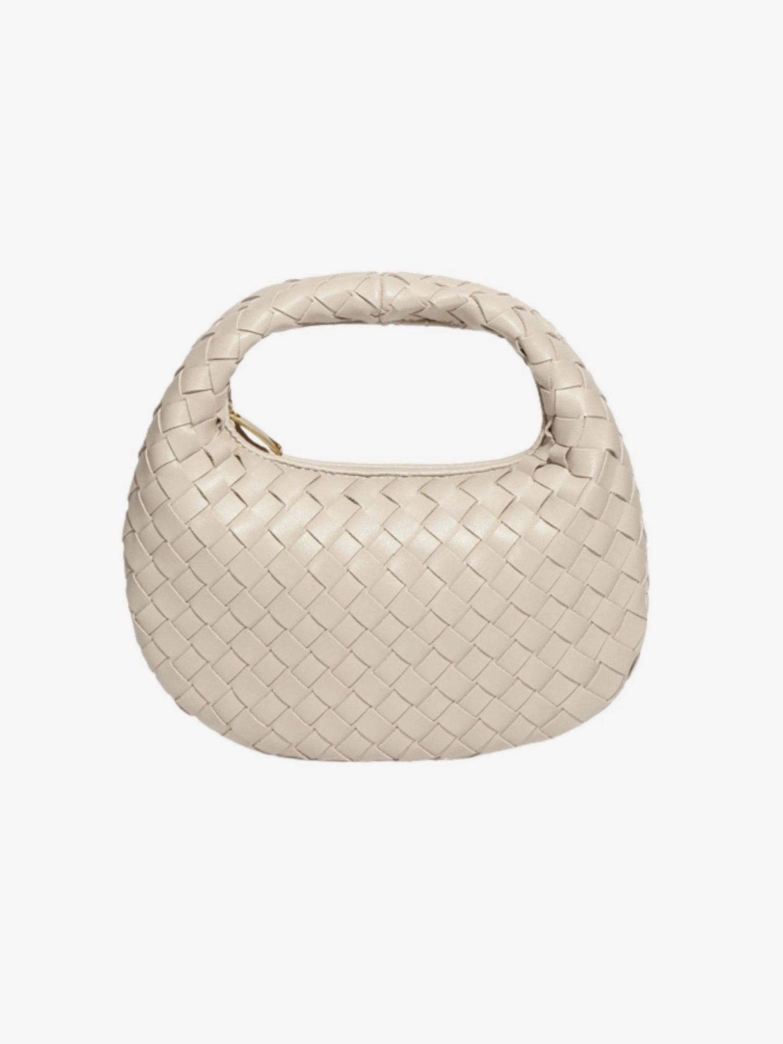 Dynamic look Isla Luxe Woven Handbag ?C Genuine Leather Designer-Inspired Shoulder Bag for Women