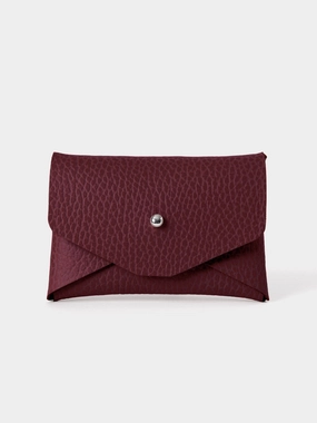 Travel-friendly money holder Professional Craft The Mini Purse - Oxblood Celtic Grain