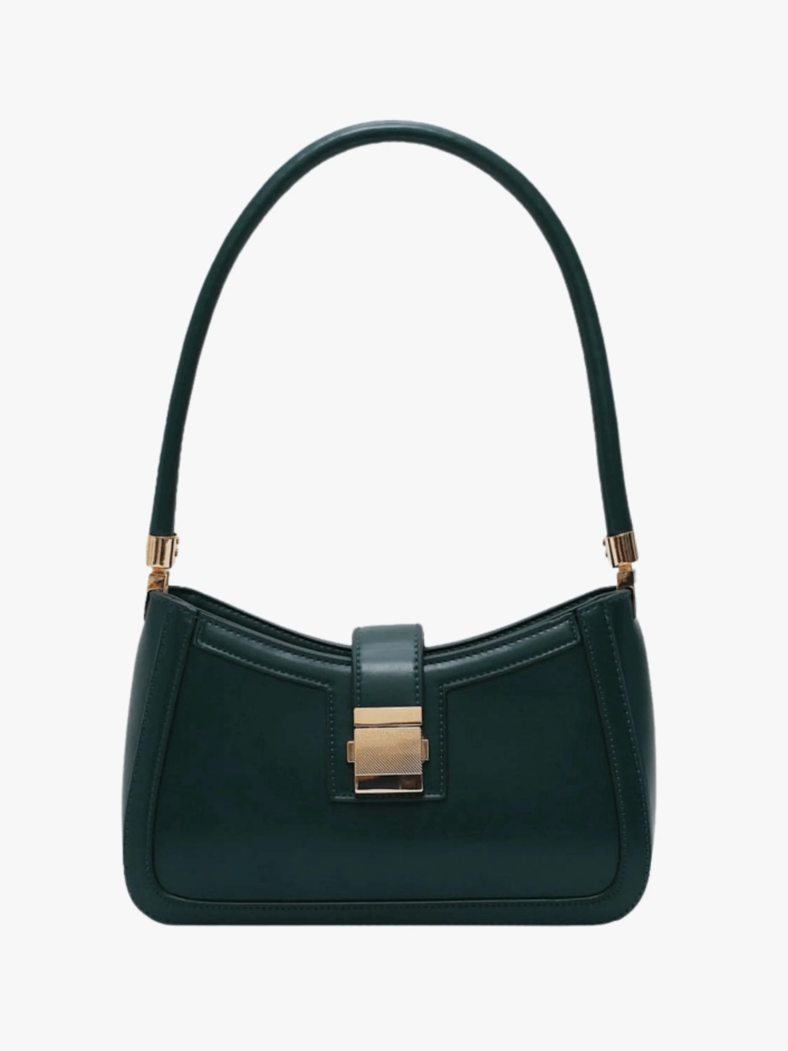 Crossbody design allows for easy and comfortable carrying Valencia | Black Luxe Leather Shoulder Bag ?C Bold & Sophisticated