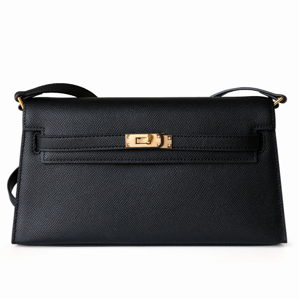 Sleek Utility Compact Solution Valencia Elegant Black Leather Shoulder Bag ?C Timeless Sophistication & Versatility