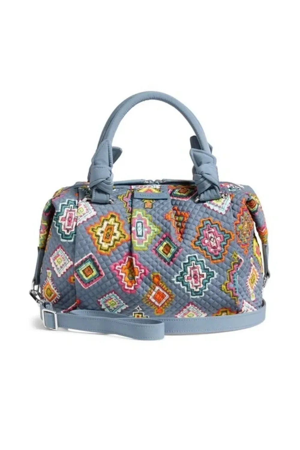 VB Hadley Satchel Painted Medallions Balanced Line Comfort Design