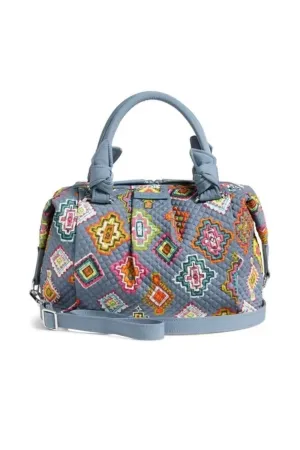 VB Hadley Satchel Painted Medallions Balanced Line Comfort Design
