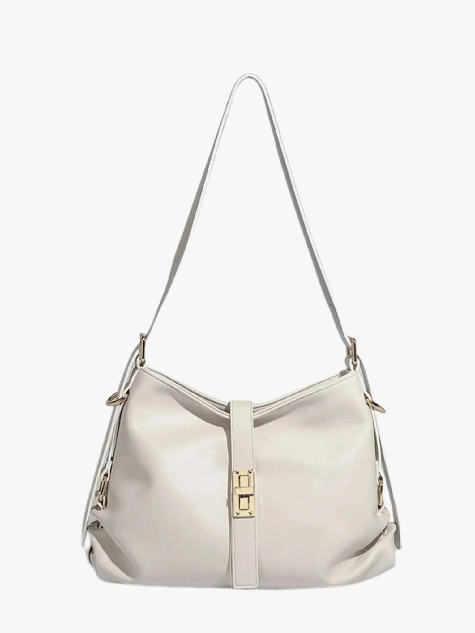 Velithra | Luxe Black Leather Shoulder Bag ?C Elegant & Versatile Day Tripper