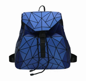 Fashion Icon Patrizia Luca Slanted Triangle Backpack Style 0H14B
