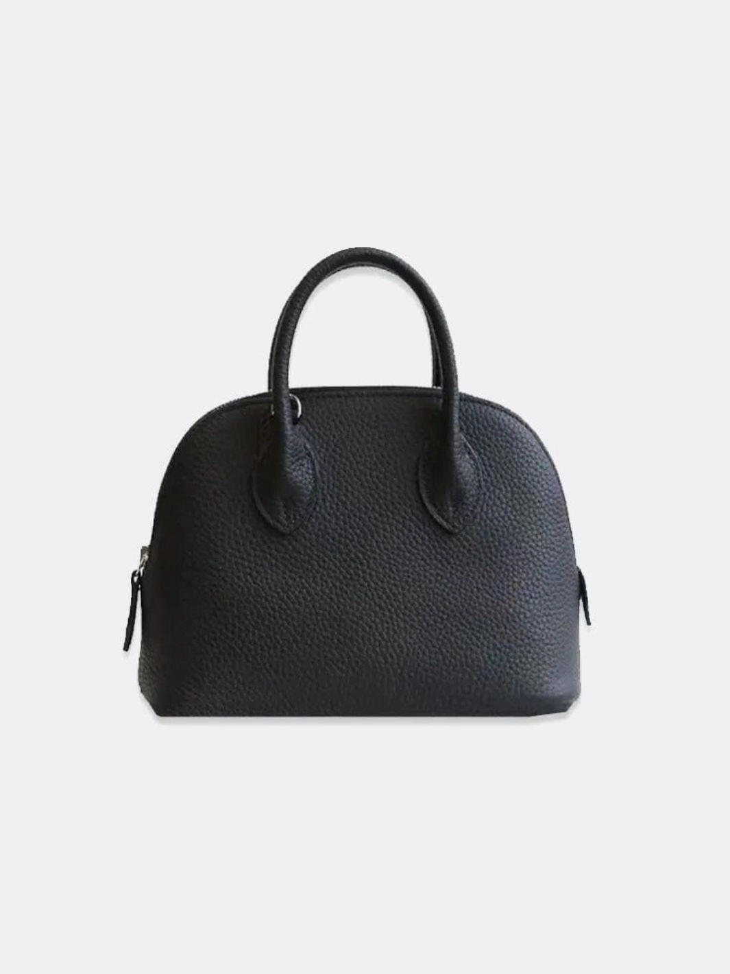 Aurora Dome Mini Handbag ?C Pebbled Top-Handle Bag with Detachable Strap Practical features that help keep your items safe and secure Active Fashion