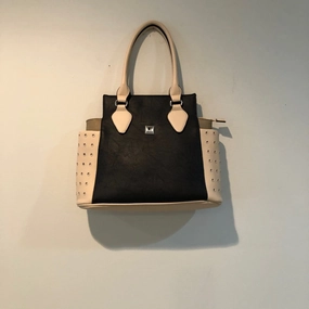 Joanel Hand bag black combo (60%) Fine Craftsmanship Light Structure