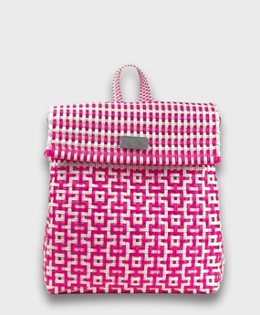 Versatile utility Maria Victoria | Gelato PW BK | Upcycled, Handwoven, Backpack