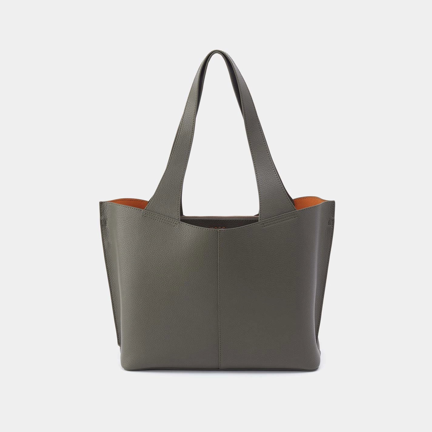 Signature Craft Vida Tote in Micro Pebbled Leather, Desert Palm