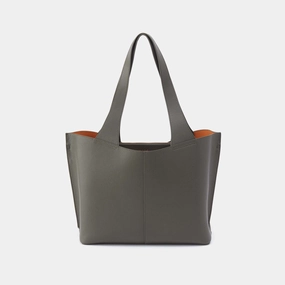 Signature Craft Vida Tote in Micro Pebbled Leather, Desert Palm