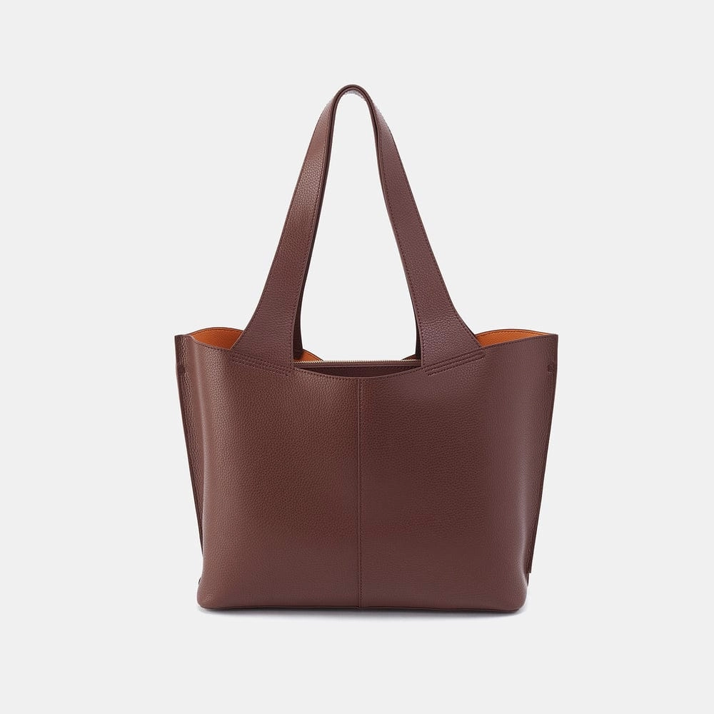 Vida Tote In Micro Pebbled Leather Essential Gear Utility Focus