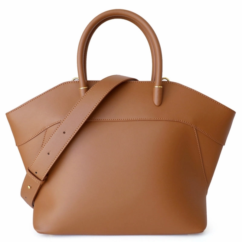 Eleanor | Ivory Leather Tote Bag ?C Elegant & Timeless Travel convenience
