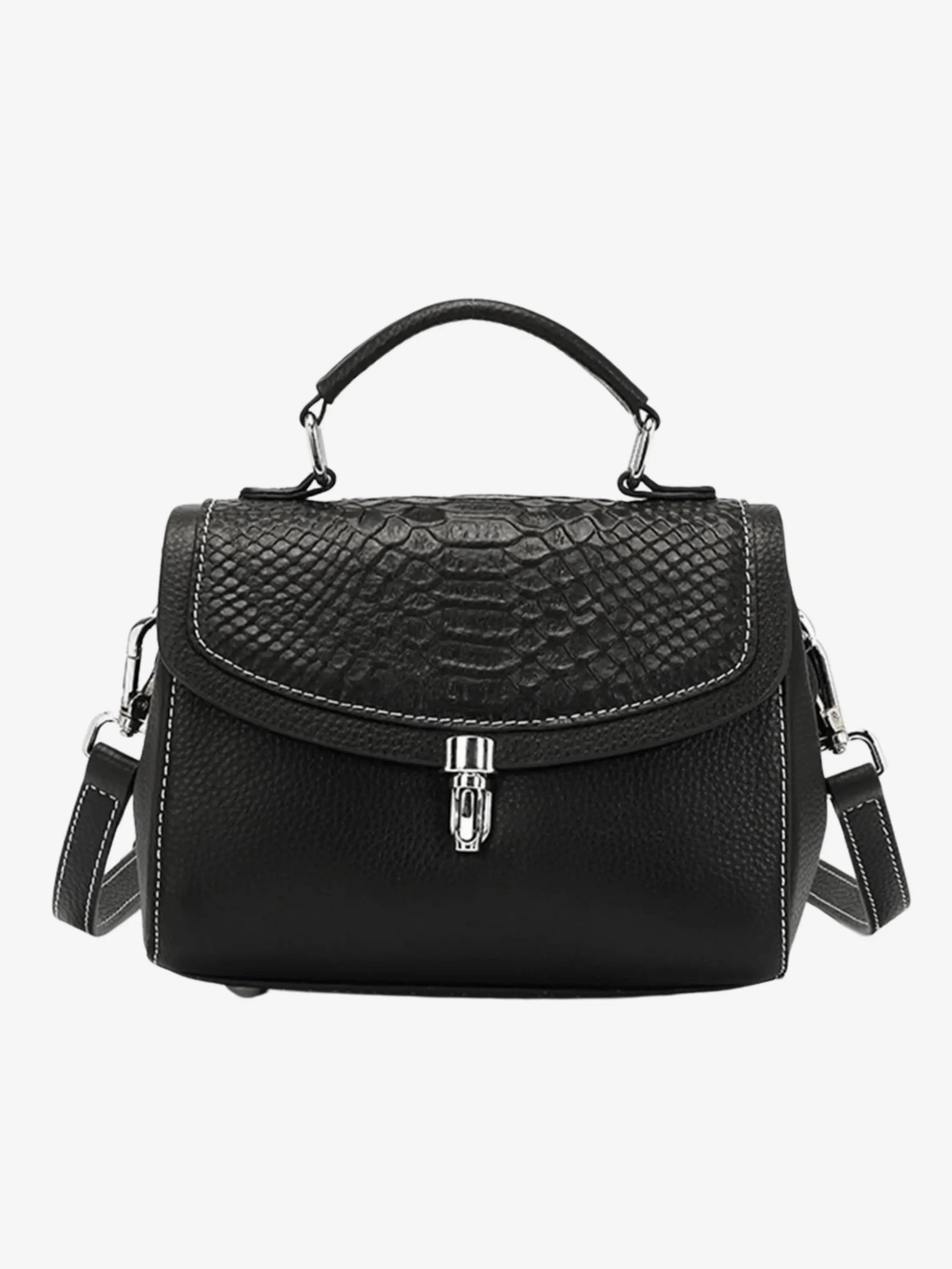 Valeria | Luxe Green Croc-Embossed Leather Satchel ?C Bold & Sophisticated Best Seller Fitness Gym