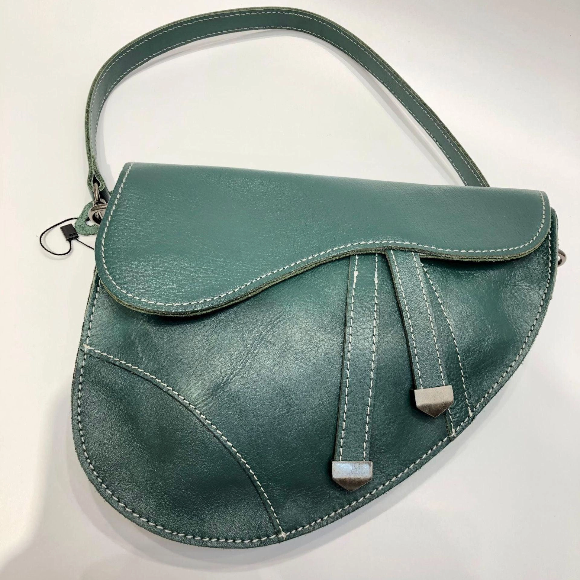 Outdoor Everyday Vintage Designer Saddle Bag | Cowhide Leather Handbag | Retro Handcrafted Women Crossbody Bag, Gift for Her