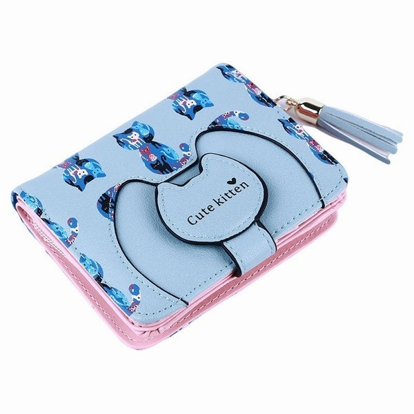 Wallet - Cute Kitten (Small Wallet) Smart Durability