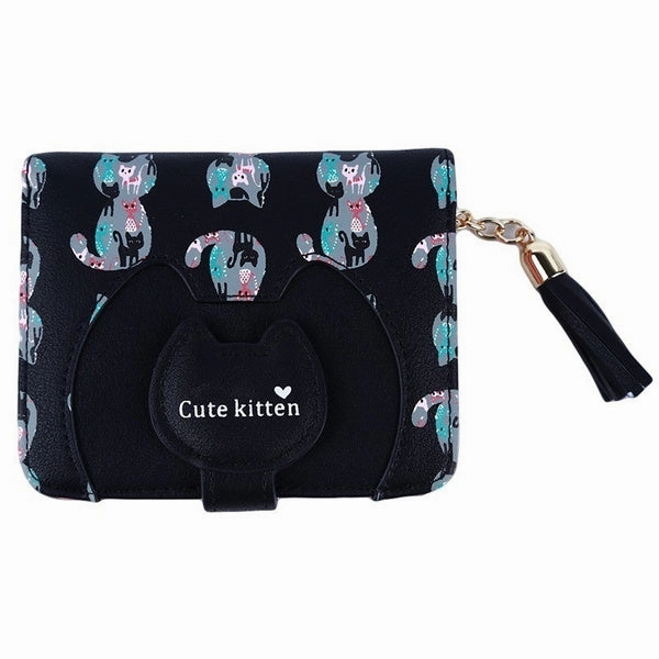 Wallet - Cute Kitten (Small Wallet) Casual Style