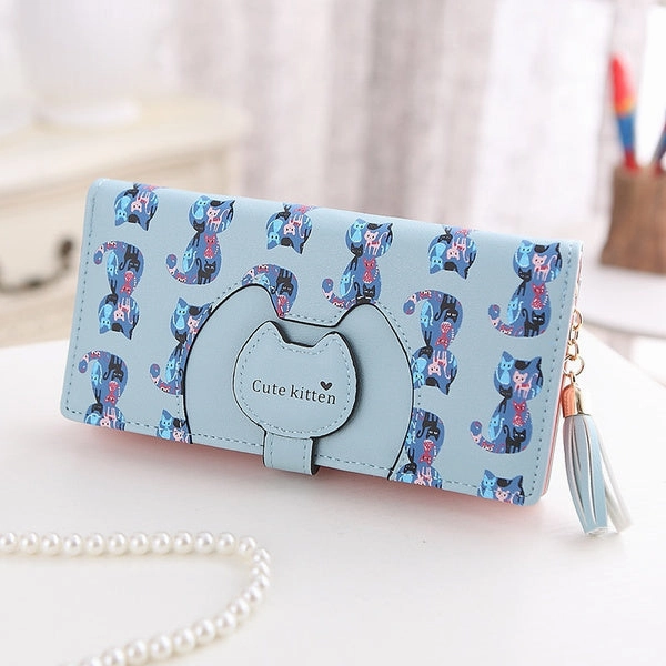 Outdoor Lifestyle Wallet - Cute Kitties Large