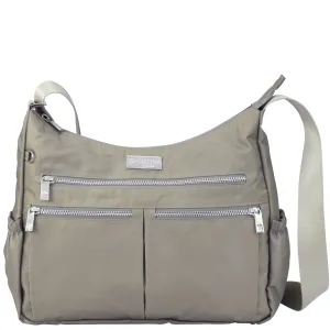 Chic leather clutch Modern Engineering Wanderlust Luxe Fabric Crossbody Hobo - 12030