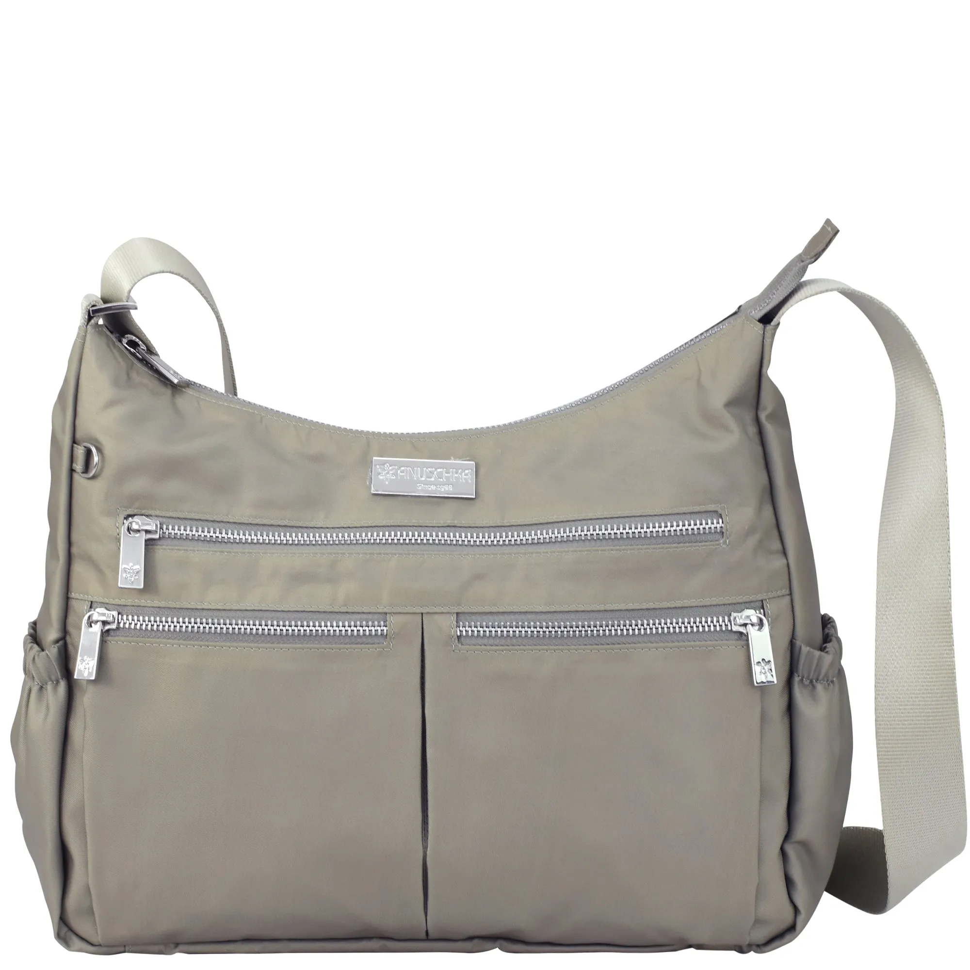 Chic leather clutch Modern Engineering Wanderlust Luxe Fabric Crossbody Hobo - 12030