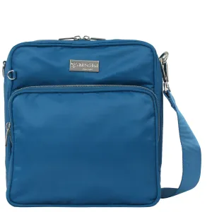 Wanderlust Luxe Fabric Organizer Crossbody - 12021 Elegant Silhouette Elegant Appeal