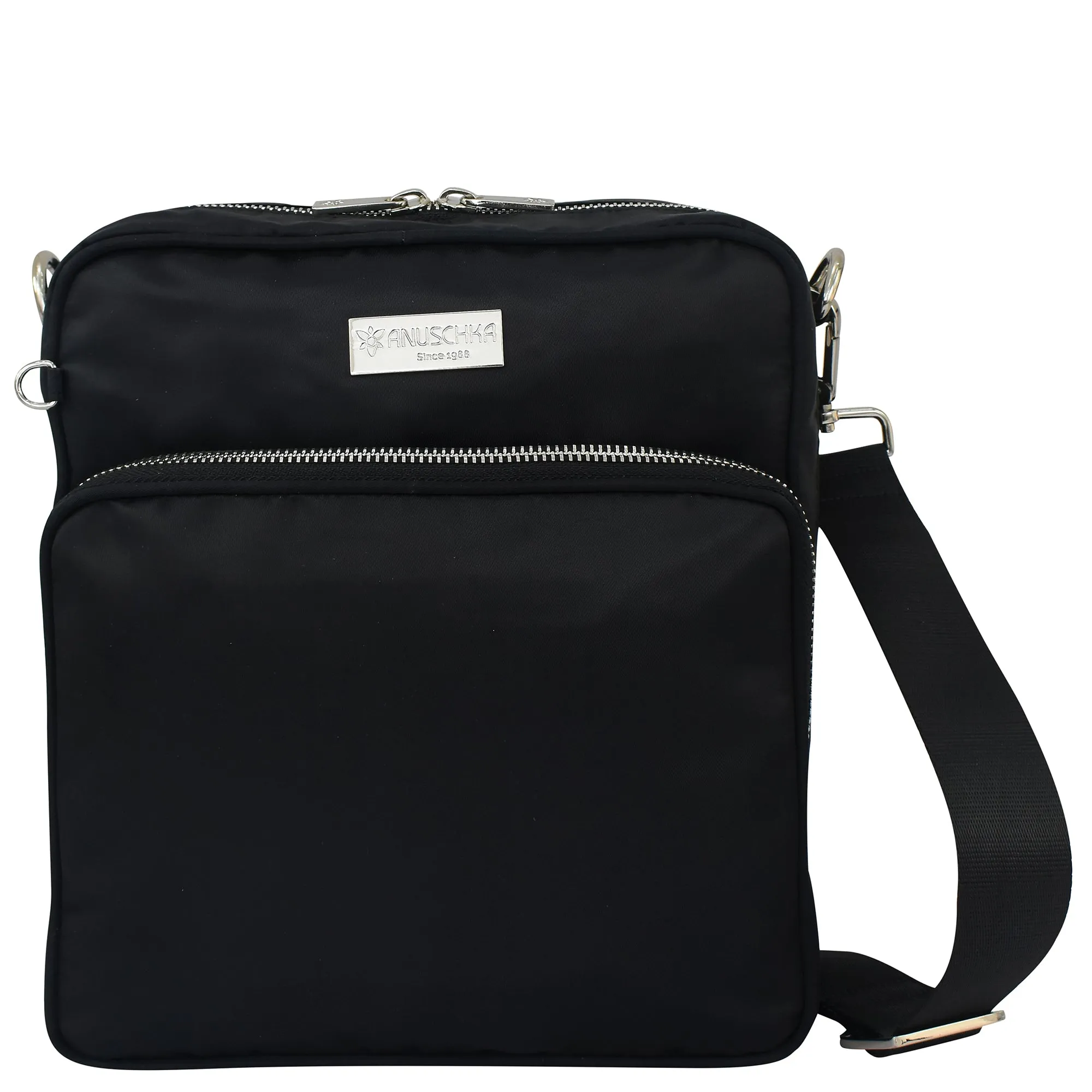 Wanderlust Luxe Fabric Organizer Crossbody - 12021 Elegant Structure