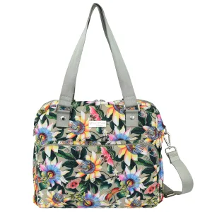 Sophisticated Outfit Luxury Feel Wanderlust Luxe Fabric Organizer Satchel - 12029