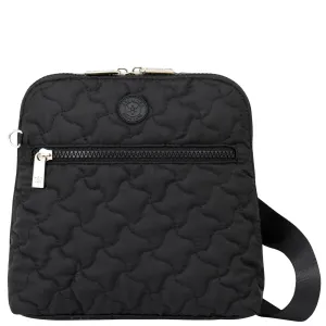 Wanderlust Quilted Fabric Crossbody - 16009 City Commuter Modern Look