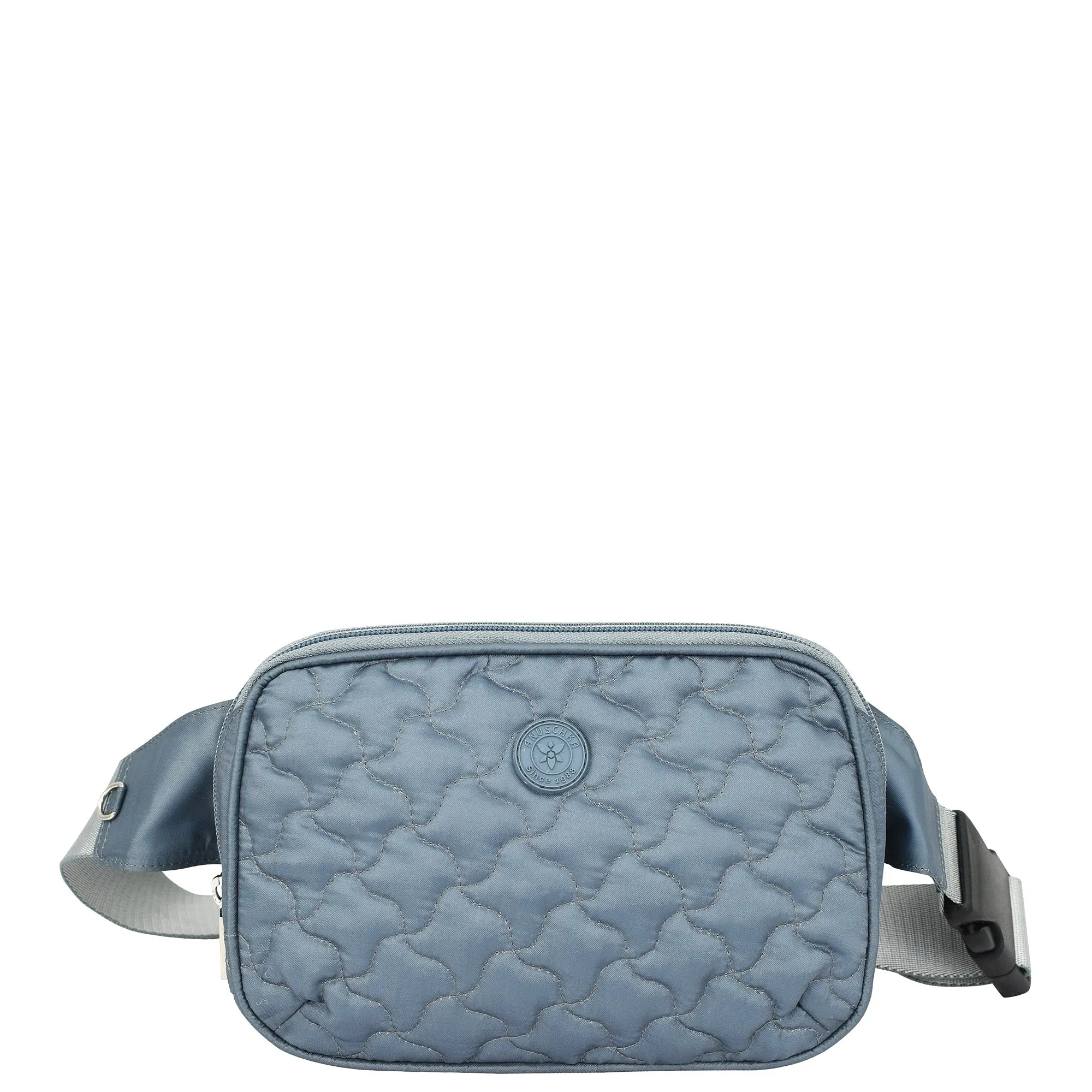 Compact Innovation Luxury Daily Wanderlust Quilted Fabric Fanny Pack - 16018