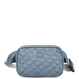 Compact Innovation Luxury Daily Wanderlust Quilted Fabric Fanny Pack - 16018