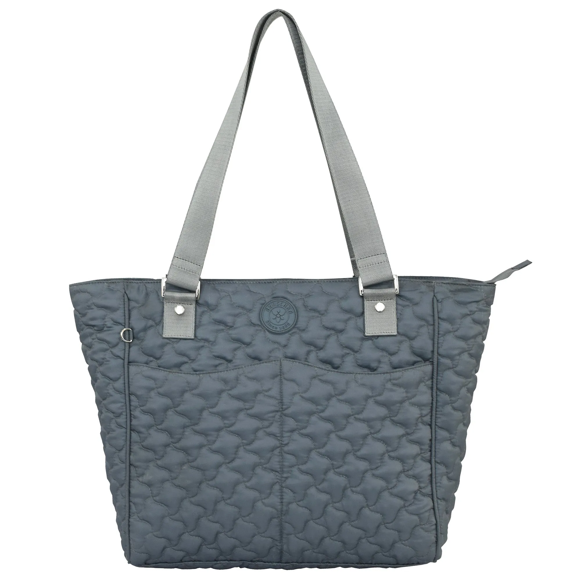 Stylish Finish Trendy Aesthetic Wanderlust Quilted Fabric Tote Bag - 16014