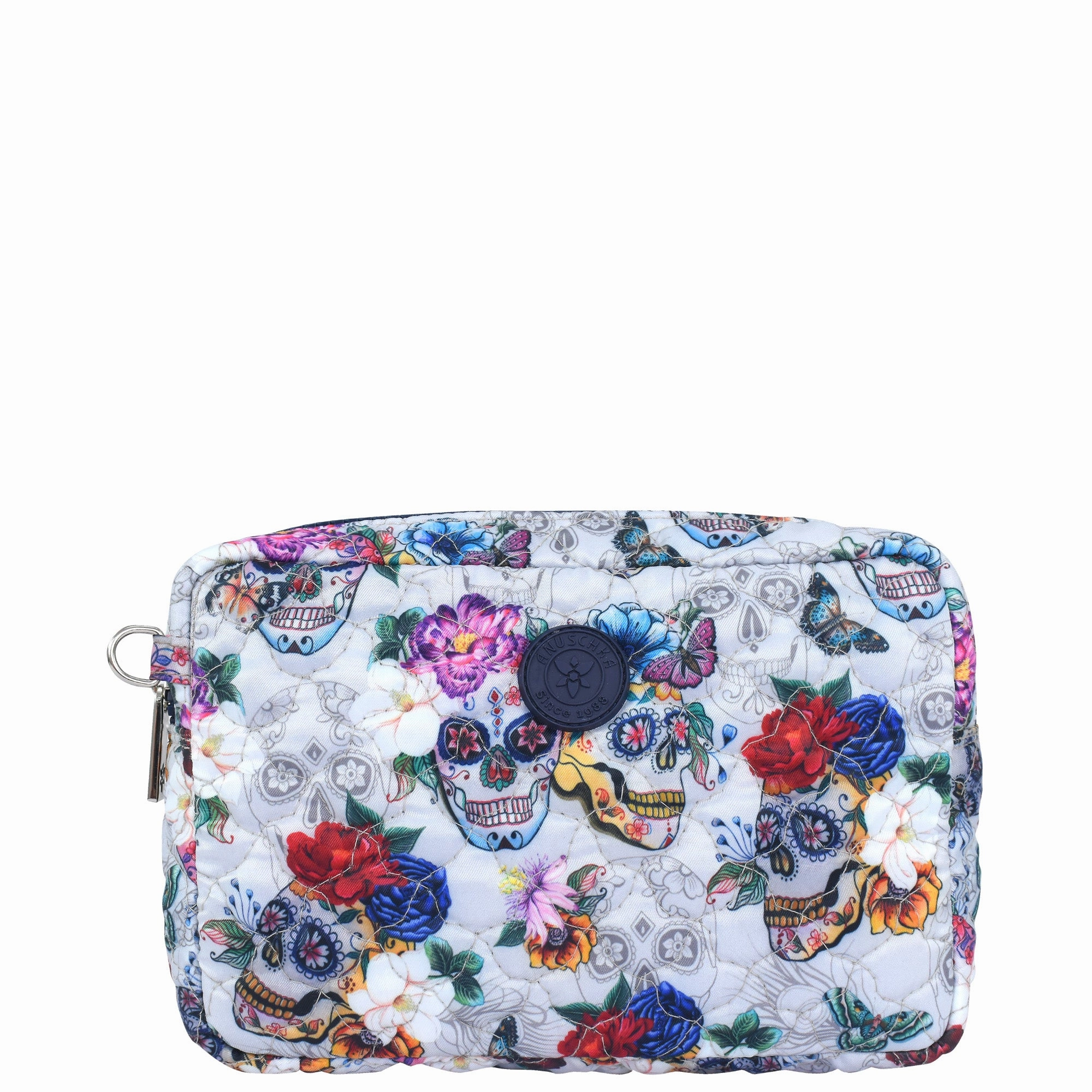 Wanderlust Quilted Fabric Organizer Pouch (Small) - 18002 Elegant Pouch Minimal Utility