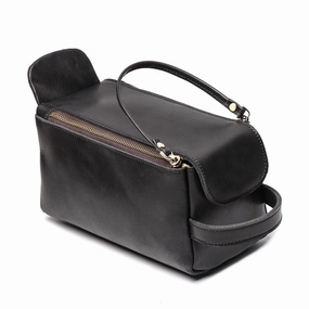 Multi-function Genuine Leather Handbag Bag, Cosmetic Bag, Toiletry Storage Bag Comfort Function Comfort Carry