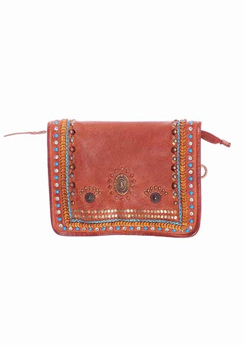 Western Shoulder Bag Leather Mini Soft leather wallet Premium Edge