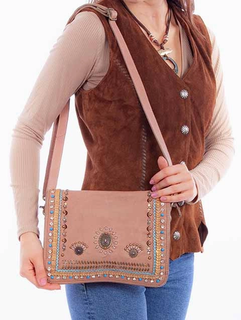 Smart Carry Portable Comfort Western Shoulder Bag Leather Mini