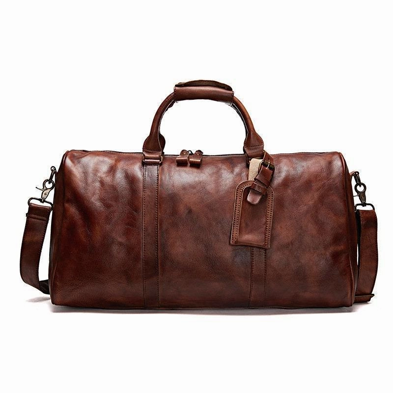 Compact Versatility Women Full Grain Leather Duffel Bag, Handmade Men Travel duffel Bag, Vintage duffel, Overnight bag, Weekender Bag Best Unisex Gift