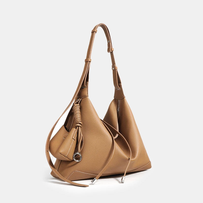 Modern Comfort Women??s Leather Crossbody Hobo Bag ?C Everyday Minimalist