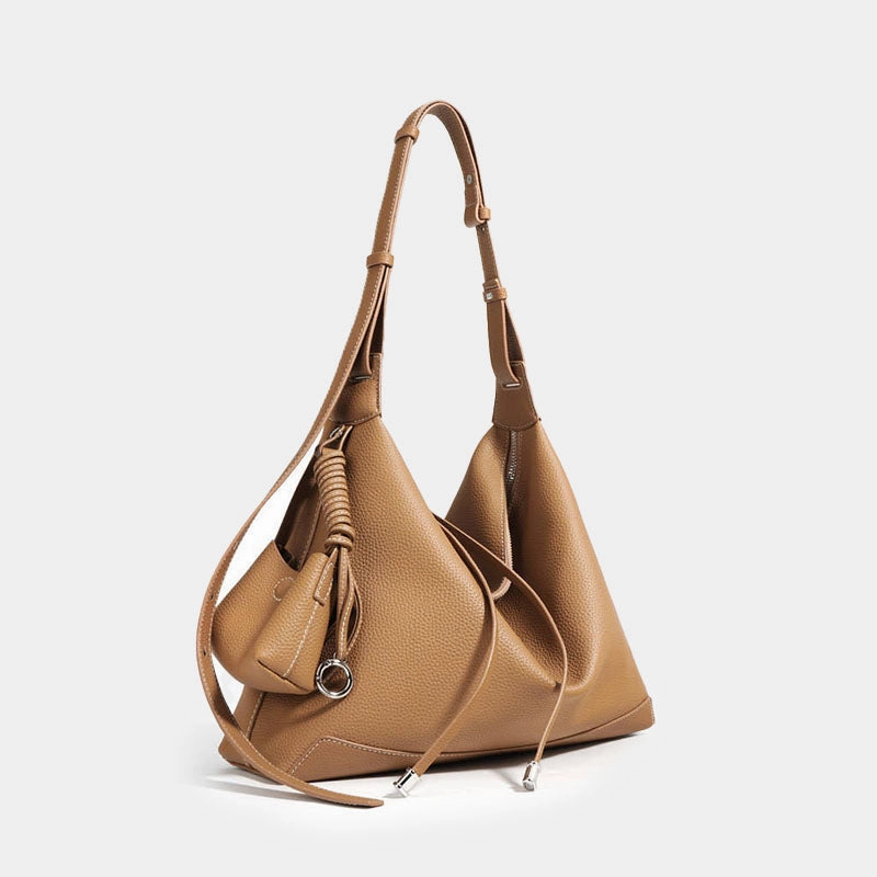 Modern Trend Classic Detail Women??s Leather Crossbody Hobo Bag ?C Everyday Minimalist