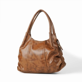 Scrunchie Bag Brown Stylish Gear Lightweight Bag