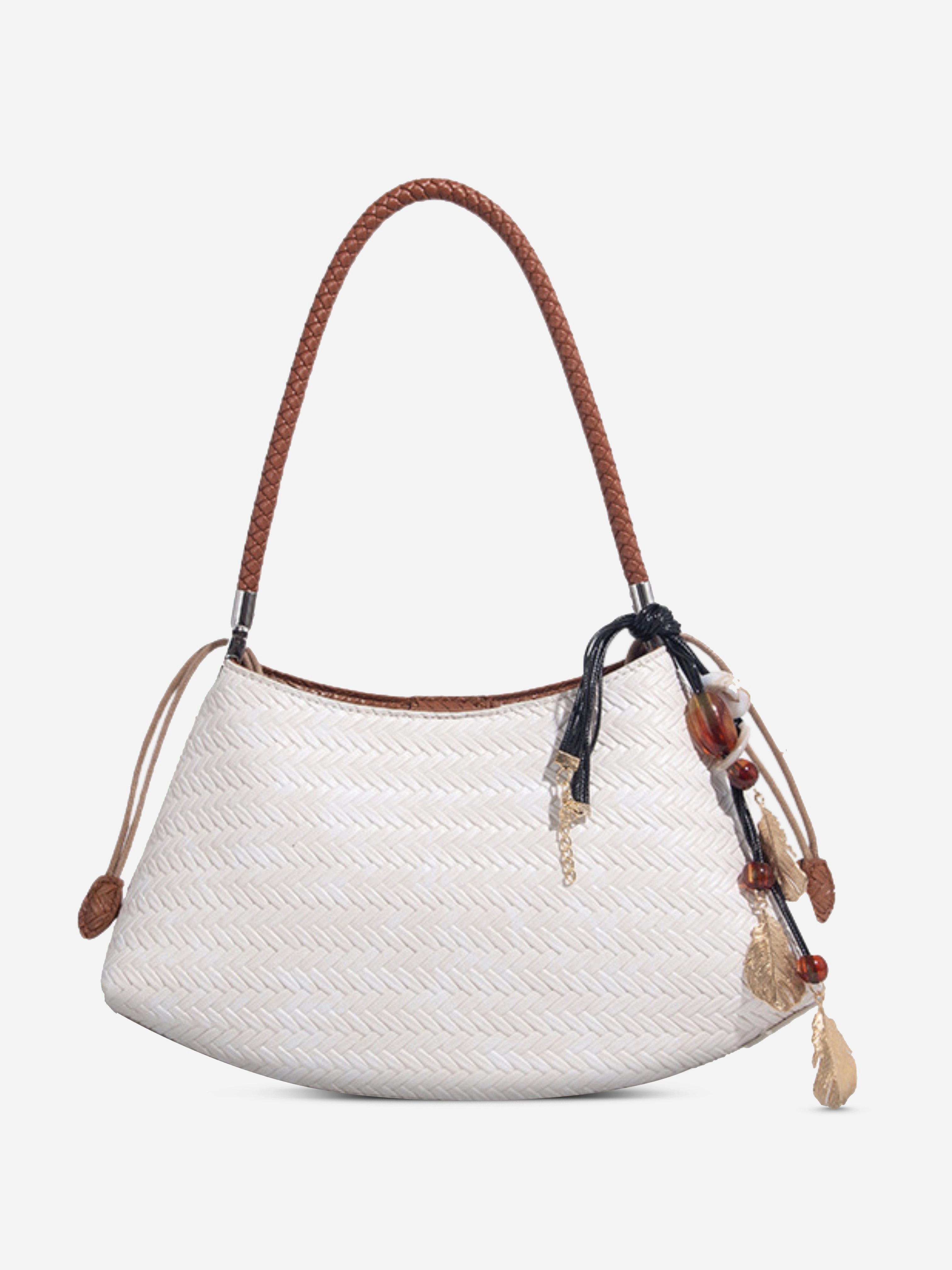 Fashion Practicality Woven Shoulder Hobo Bag for Women ?C Chic & Boho-Inspired