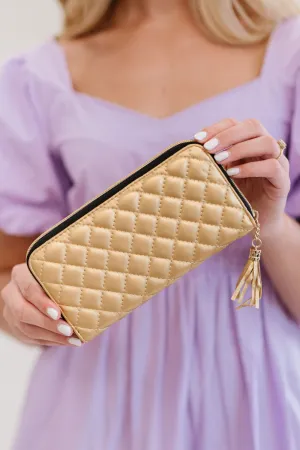 Minimal Feature Zara Quilted Wallet-Final Sale